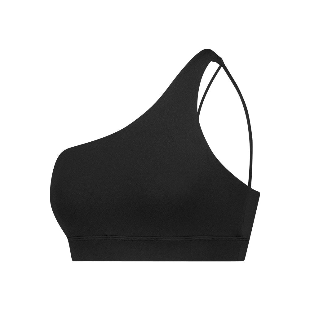 Elegant One-Shoulder Yoga Sports Top