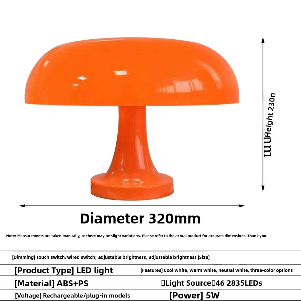 Mushroom-shaped table lamp