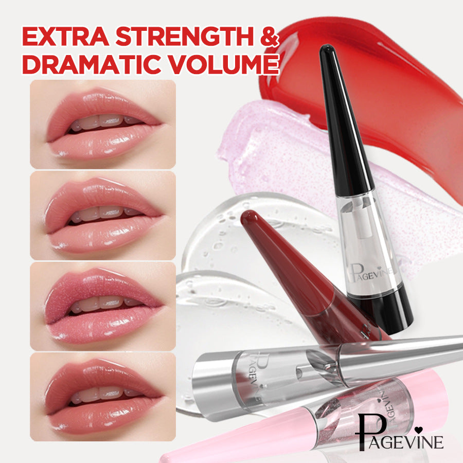 Lip volumizer doodle lip exfoliating and moisturizing lip oil