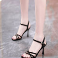 French high-heeled shoes