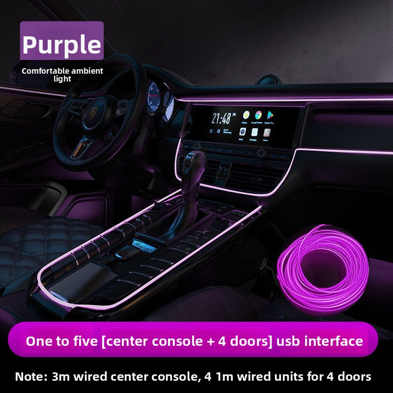 Car Interior LED Atmosphere Light Strips