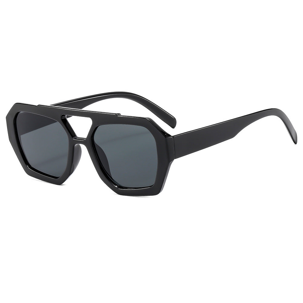 Retro Square Frame Sunglasses