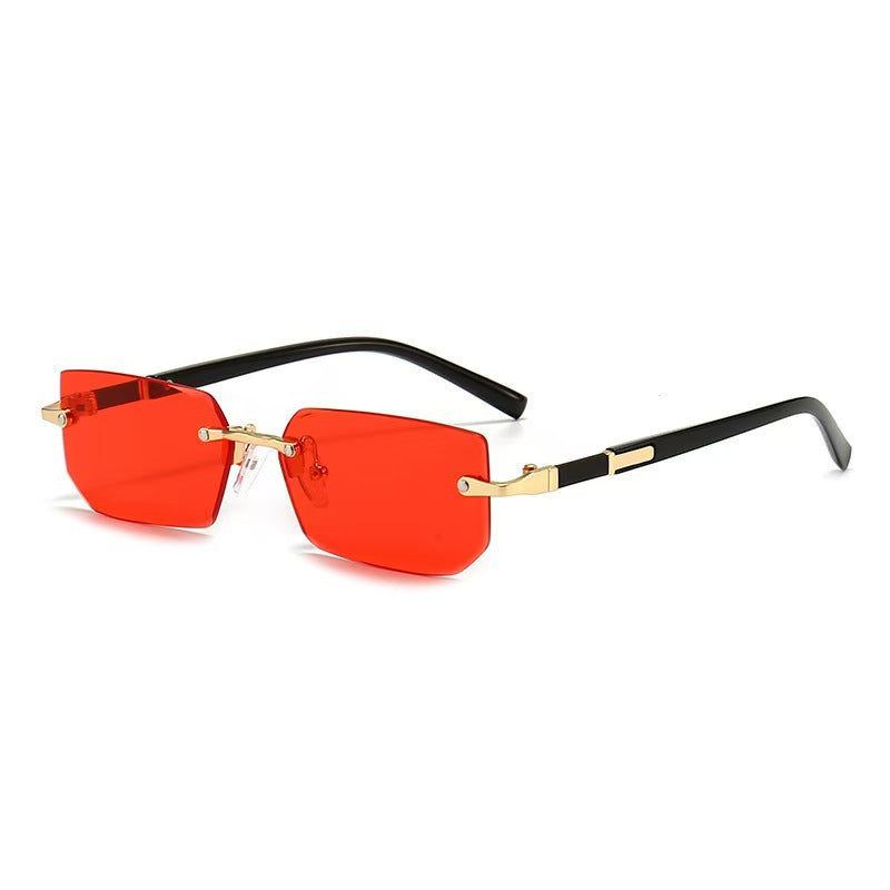 Frameless Metal Sunglasses UV400 Protection
