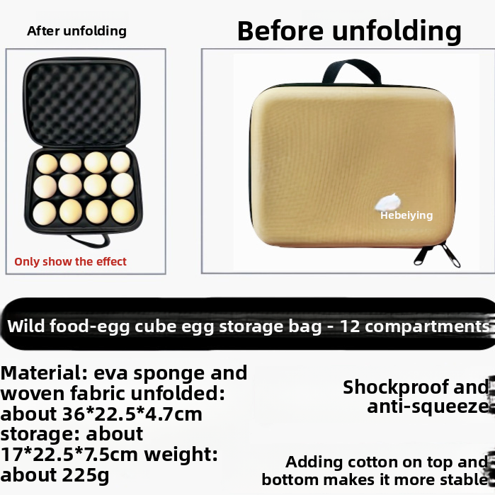 Portable Egg Protector Storage Container