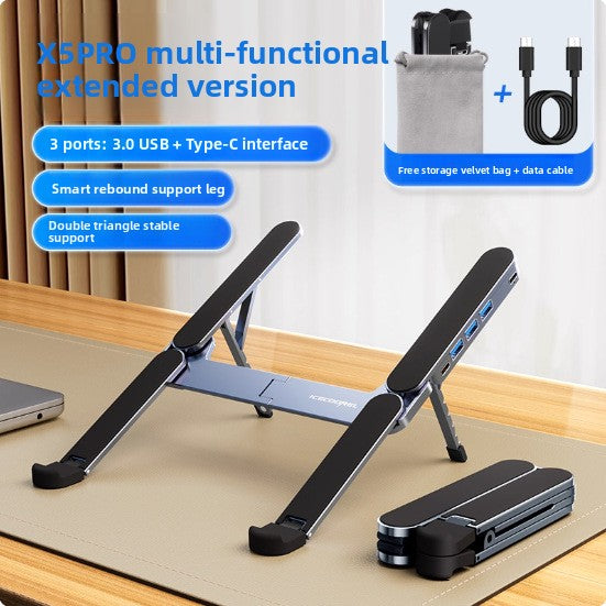 Foldable Aluminum Laptop Cooler Stand