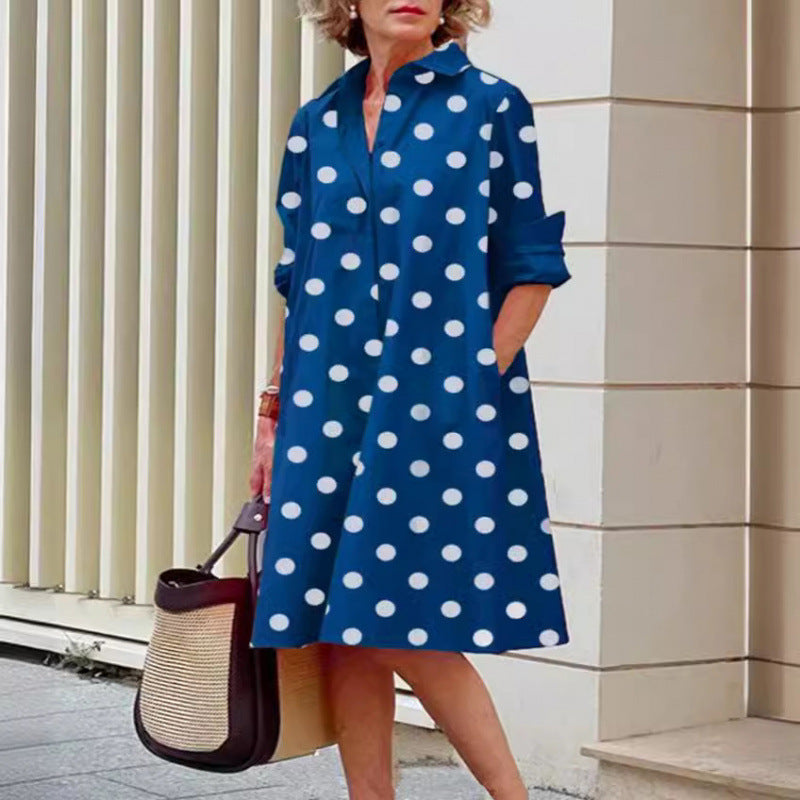 long-sleeve midi dress