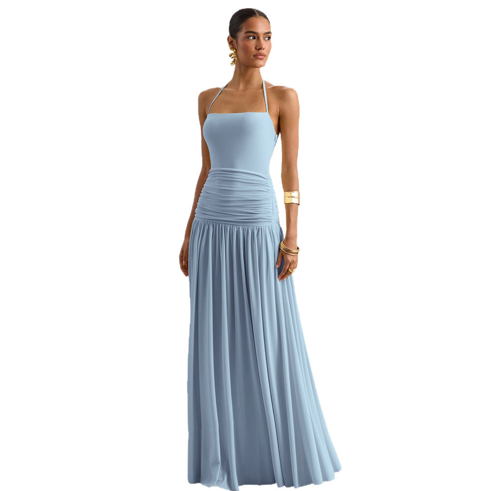 Elegant Halter Neck Dress