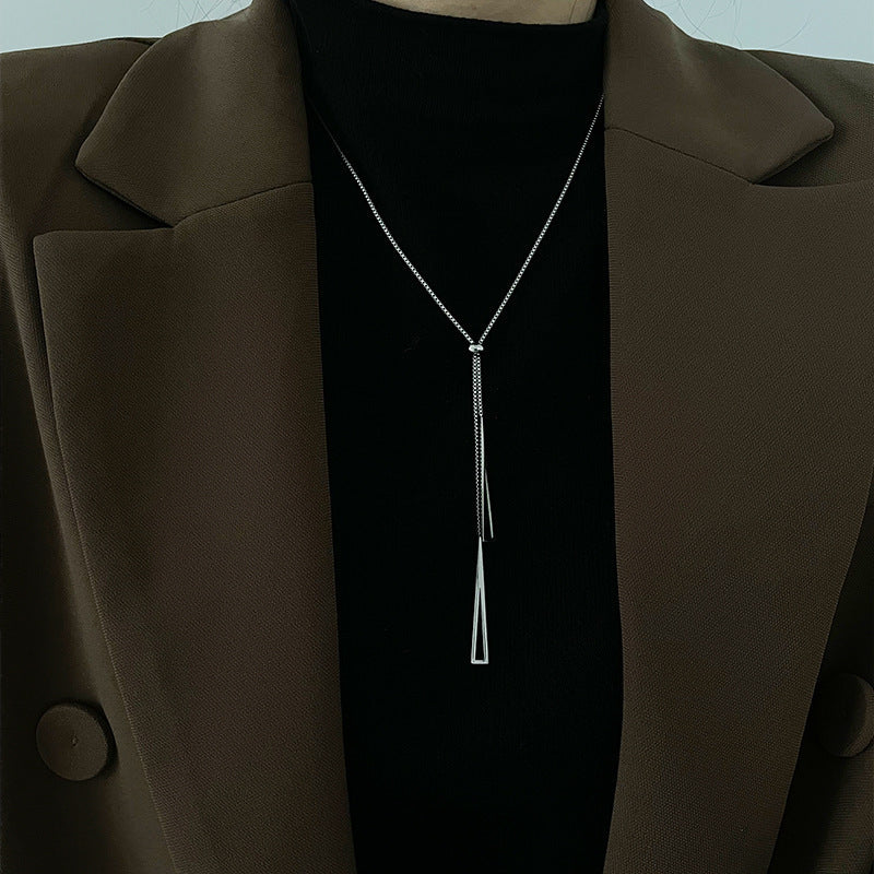 Minimalist Titanium Steel Clavicle Necklace
