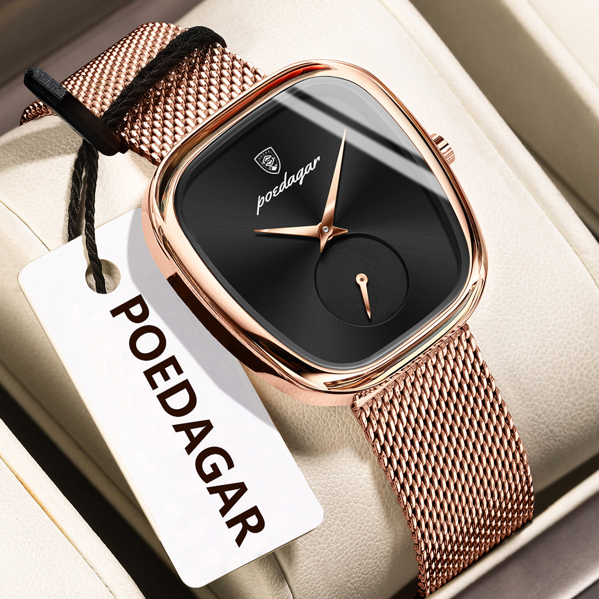 Fashion Quartz Women's Watch with Stainless Steel Mesh Strap