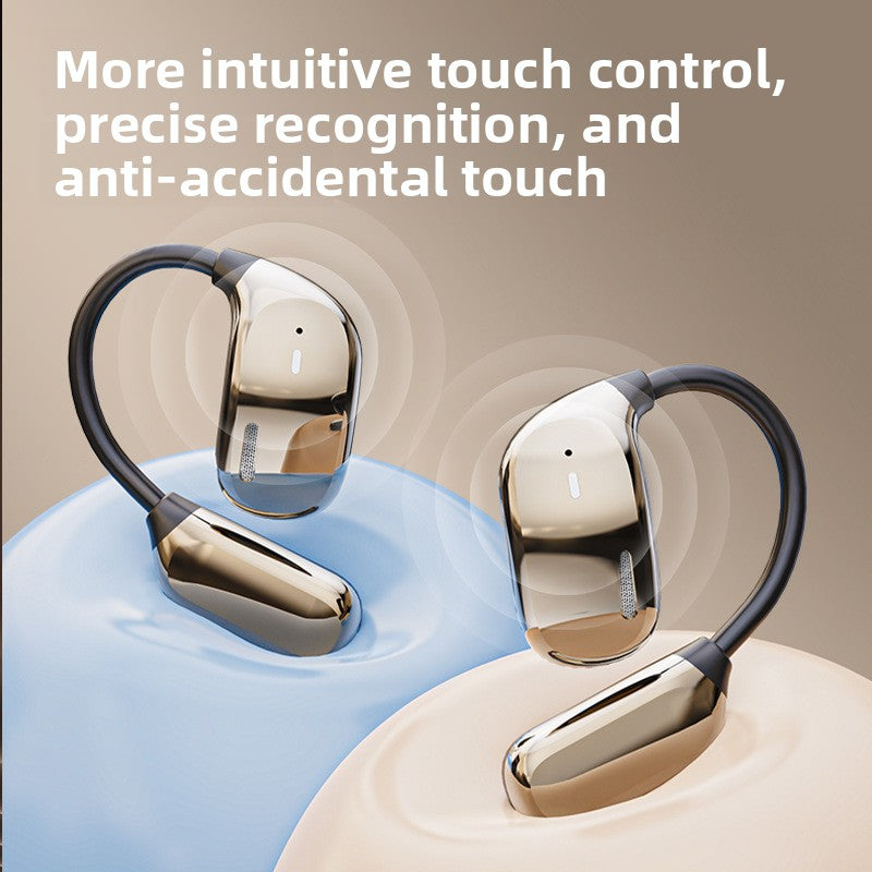 Open-Ear Bluetooth Headset with Touch Control