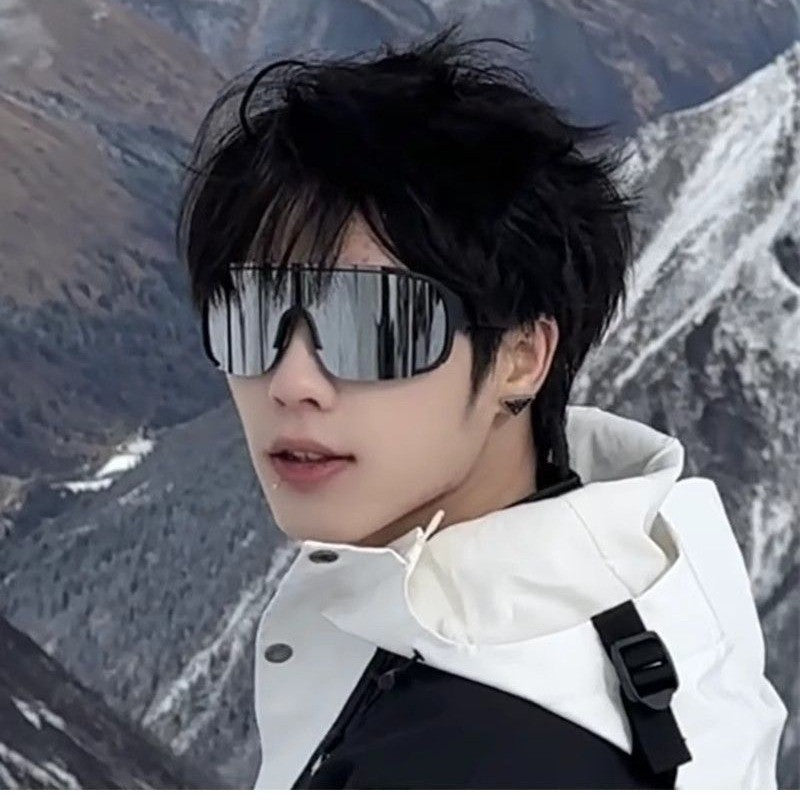 Outdoor UV400 Protection Half-Frame Sunglasses