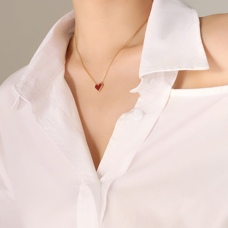 Love Heart Collar Necklace