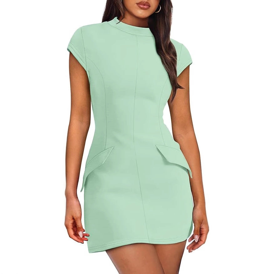 Short-Sleeved Dress