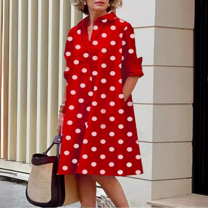 long-sleeve midi dress
