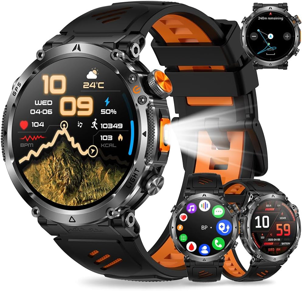 GPS Smart Watch with Health Monitoring