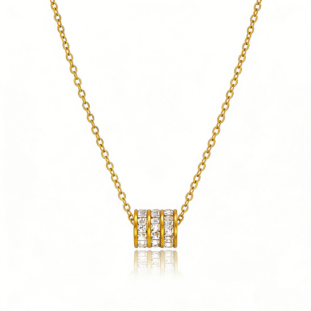 Minimalist Titanium Steel Clavicle Necklace