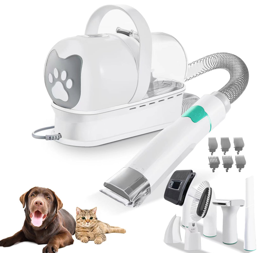 7-in-1 Multifunctional Pet Grooming Vacuum Trimmer