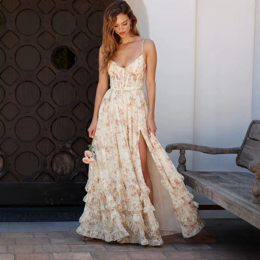Floral long dress