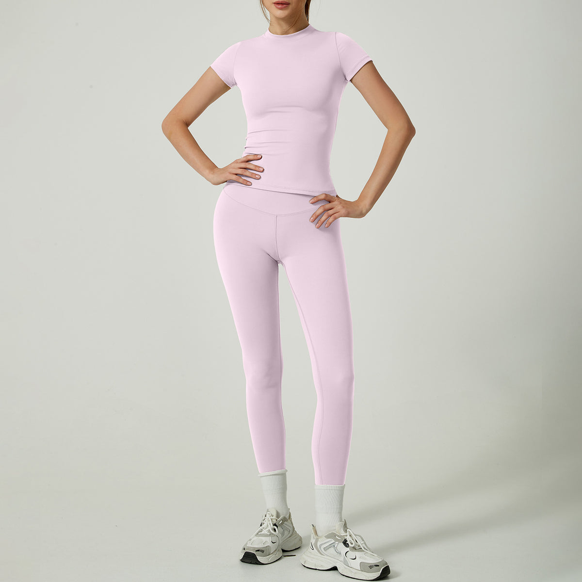 Womens Quick Dry Yoga Pilates Outfit Set