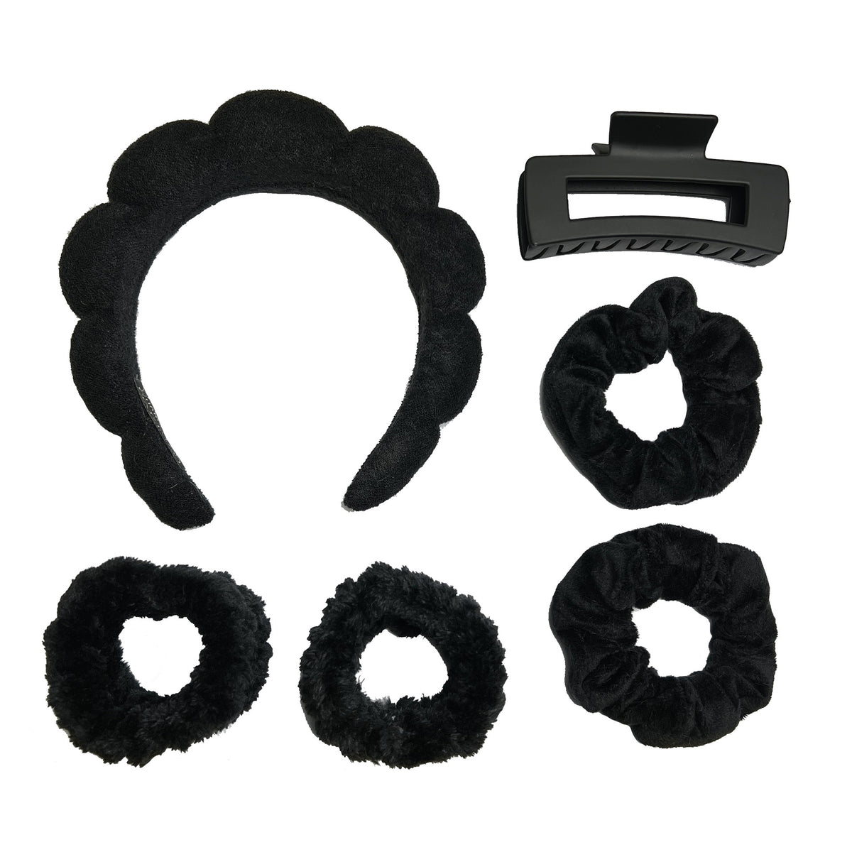 Soft Fabric Hair Accessories Set