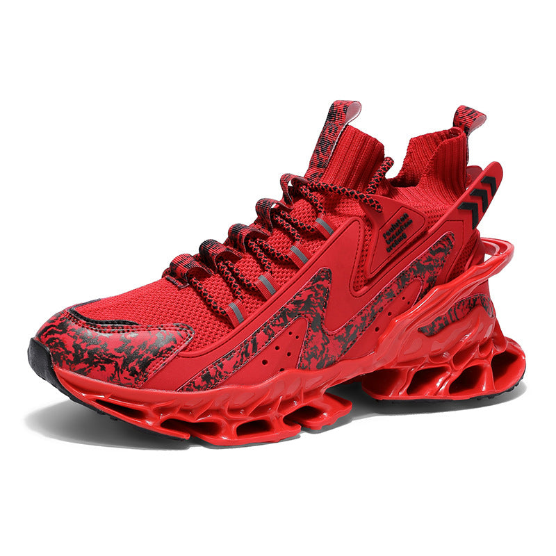 Men's Breathable Fly-Knit Mesh Lightweight Running Sports Shoes