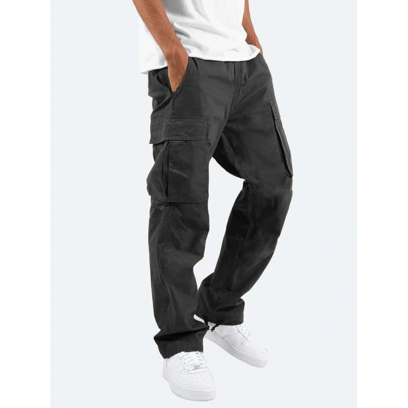 Mens Drawstring Cargo Pants