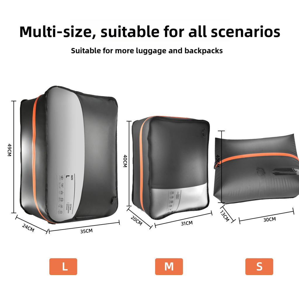 Rechargeable Automatic Compression Travel Bag