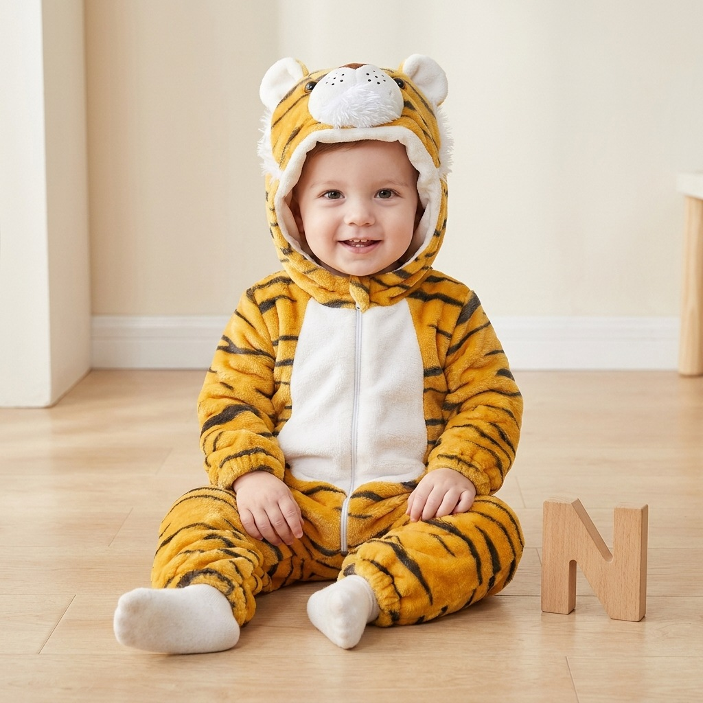 Baby Flannel Jumpsuit