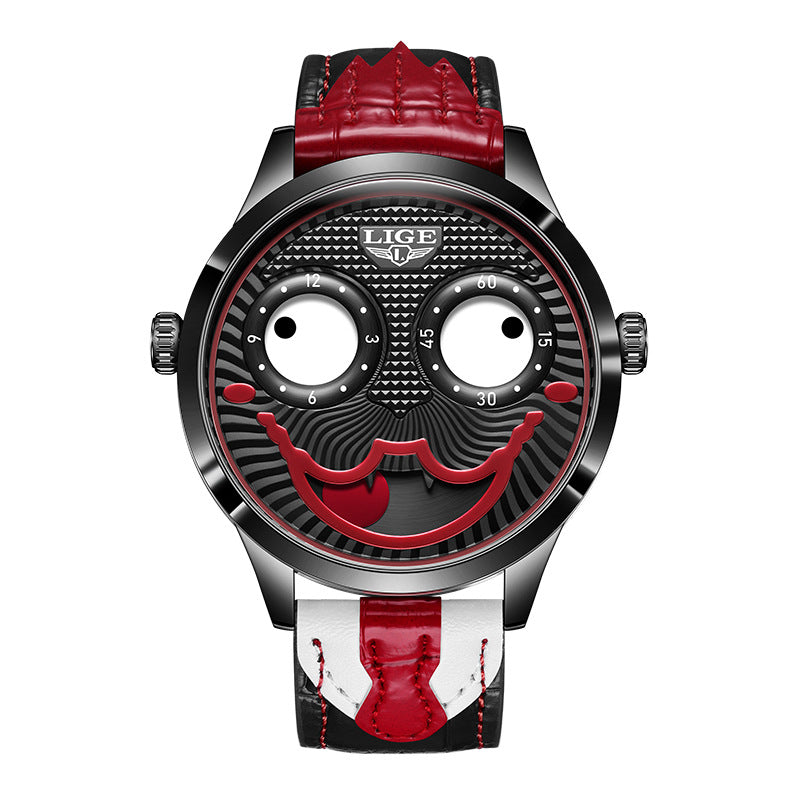 Clown Fashion Waterproof Sports watch