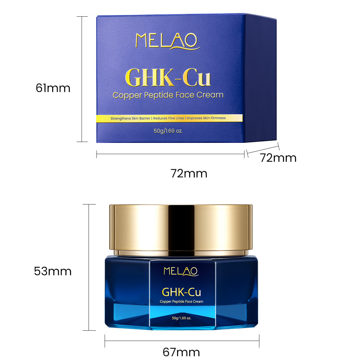 Blue Copper Peptide Essence for Firming and Hydration