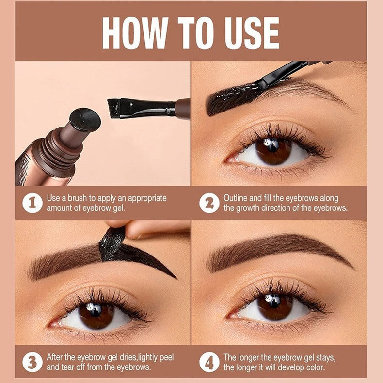 Waterproof Peel-Off Eyebrow Gel