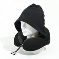 U-Shaped Hooded Travel Pillow with Memory Foam