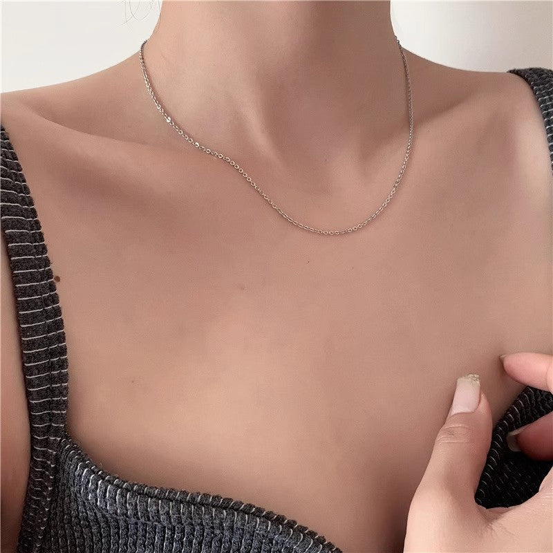 Fashion Imitation Pearl Layered Necklace with Heart Pendant for Women Men