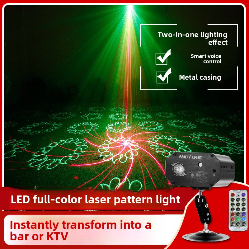 Mini RGB Laser Stage Light with Strobe Effects