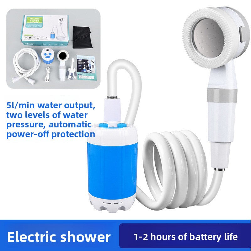Portable Outdoor Shower Pump with Automatic Water Flow