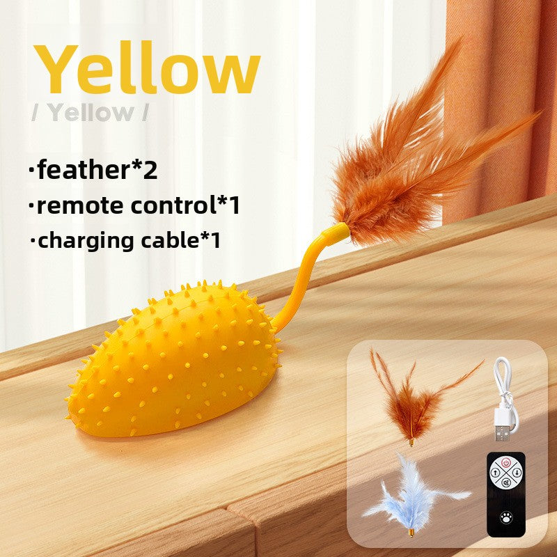 Electric Silicone Mouse Remote Control Cat Chasing Toy