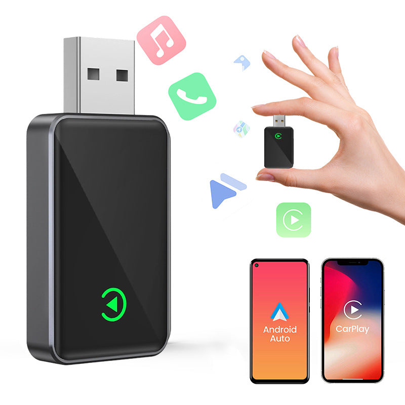 Wireless CarPlay Android Auto Adapter USB Dongle