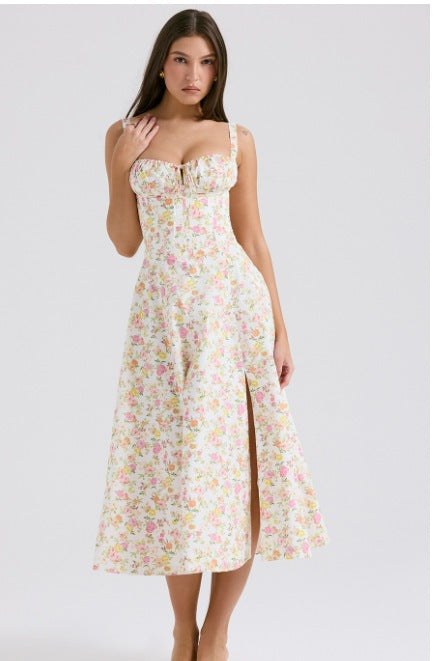 Strap Waist Sling Dress