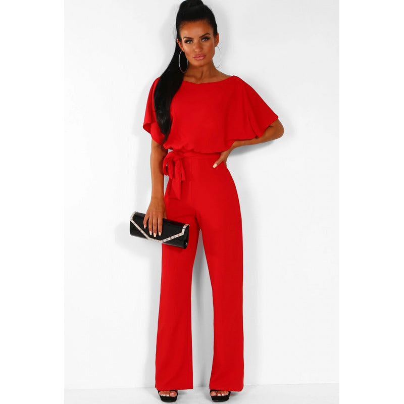 Straight-Leg jumpsuit