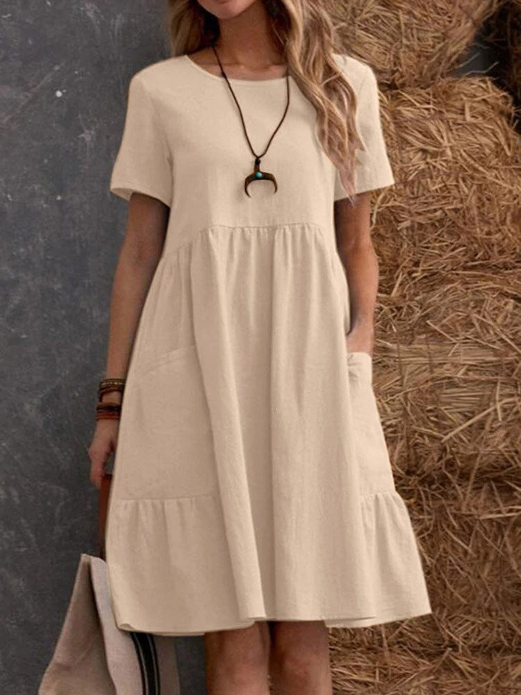 Round-neck dress