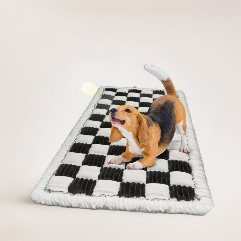 Plush Non-Slip Car Back Seat Pet Mat Cover