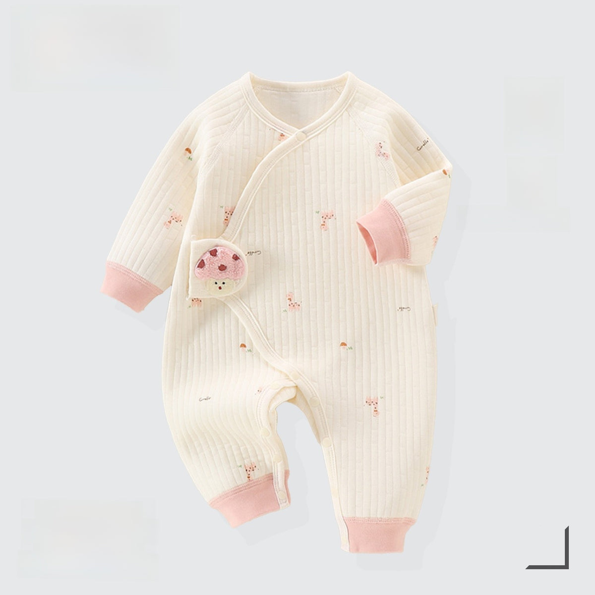 Baby Quilted Jumpsuit Winter Warm Clothing