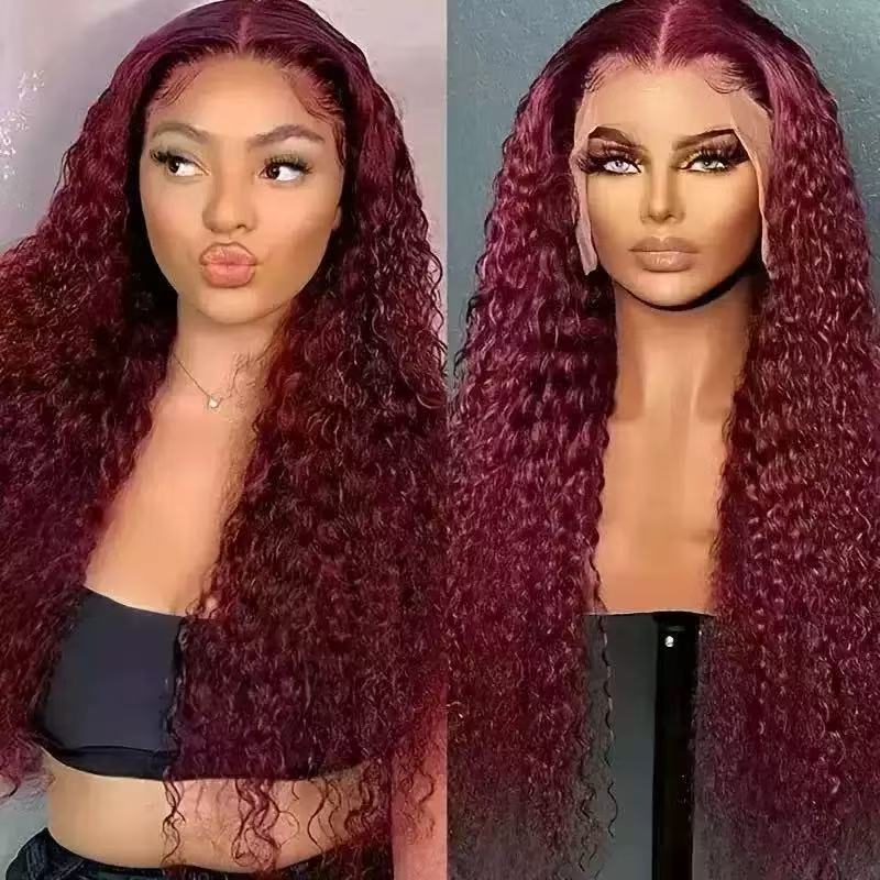 Long Synthetic Wig with Corn Wave Texture