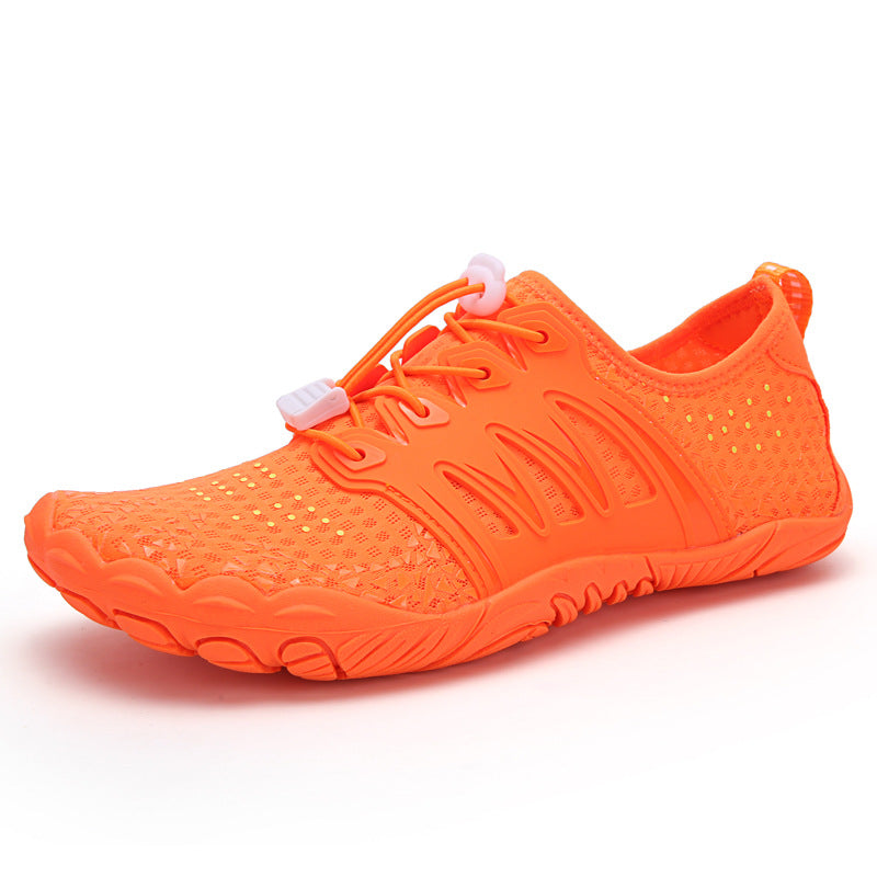 Men's and Women's Downhill Trekking Shoes with Quick-Release Waterproof Lining