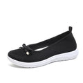 Women's breathable mesh bow platform shoes