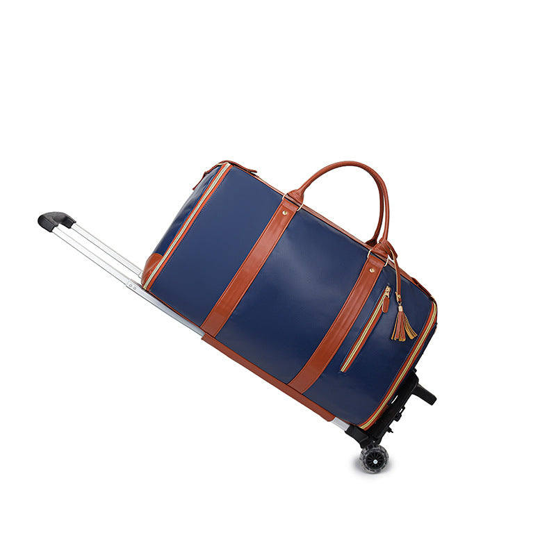 Women Foldable PU Travel Bag Large Capacity