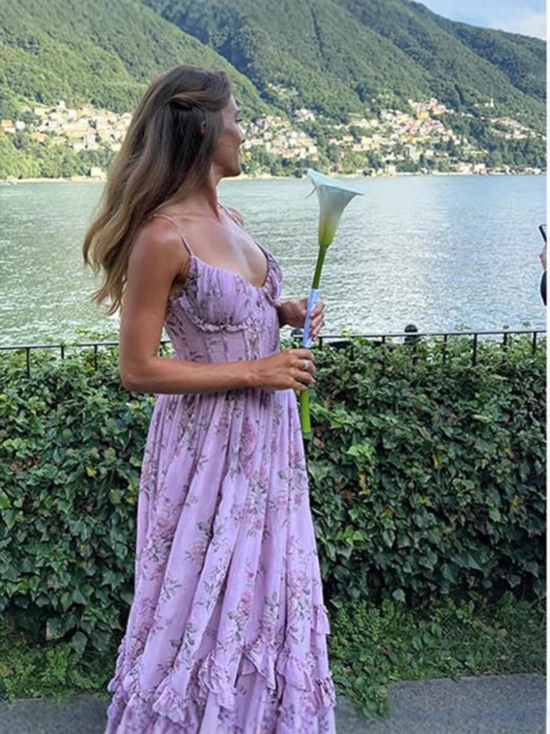 A fitted long dress