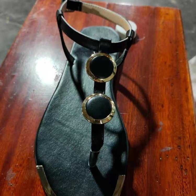 Beaded Flat Sandals for Women