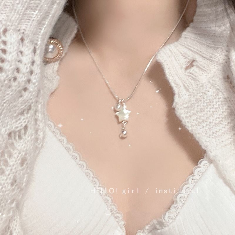 Zircon Bow Necklace for Women