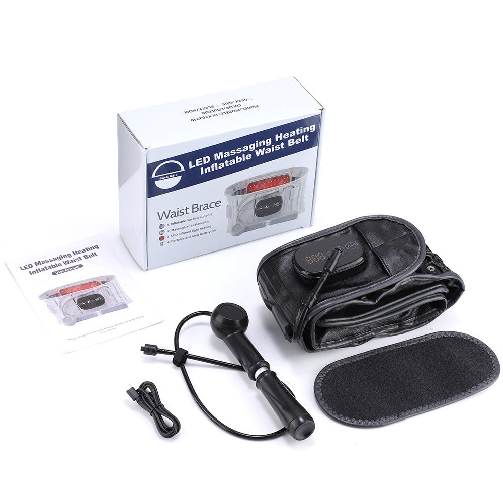 Electric Heating Vibration Massage Waist Belt